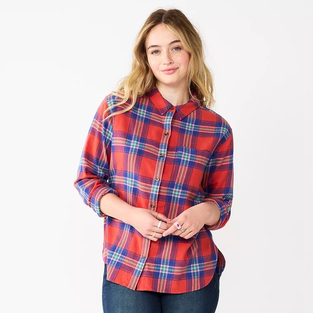 Women’s flannel blouse size medium